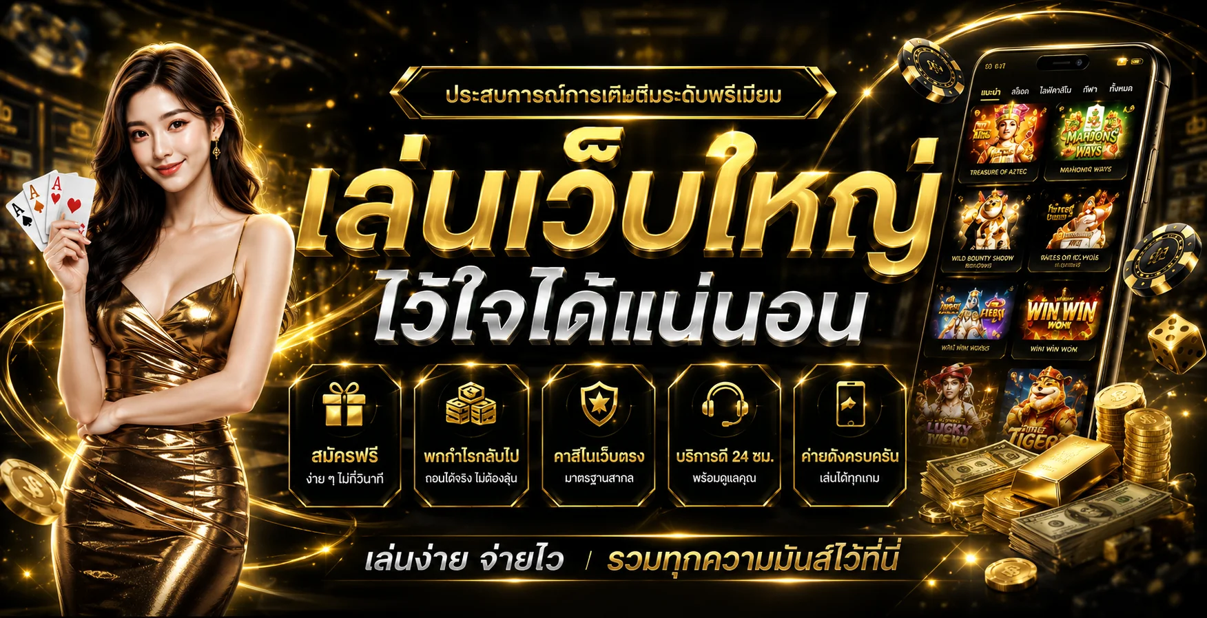 CROWNX8 เว็บตรง รวมสล็อต คาสิโน กีฬา และหวยออนไลน์